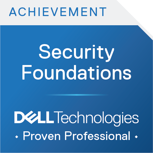 Dell Security Foundations Achievements v2 badge